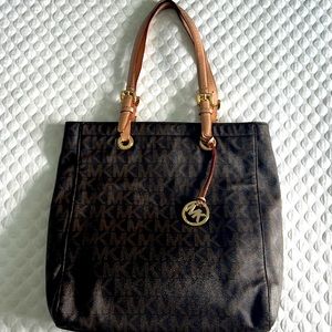 Michael Kors Large Monogram Shoulder Bag
